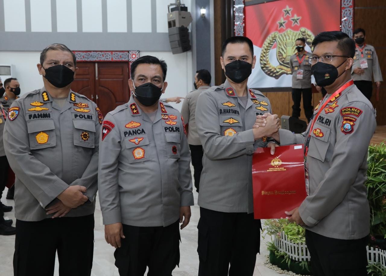 Tembus 3 Ribuan Berita, Polres Tapsel Kembali Raih Penghargaan dari Kapolda Sumut