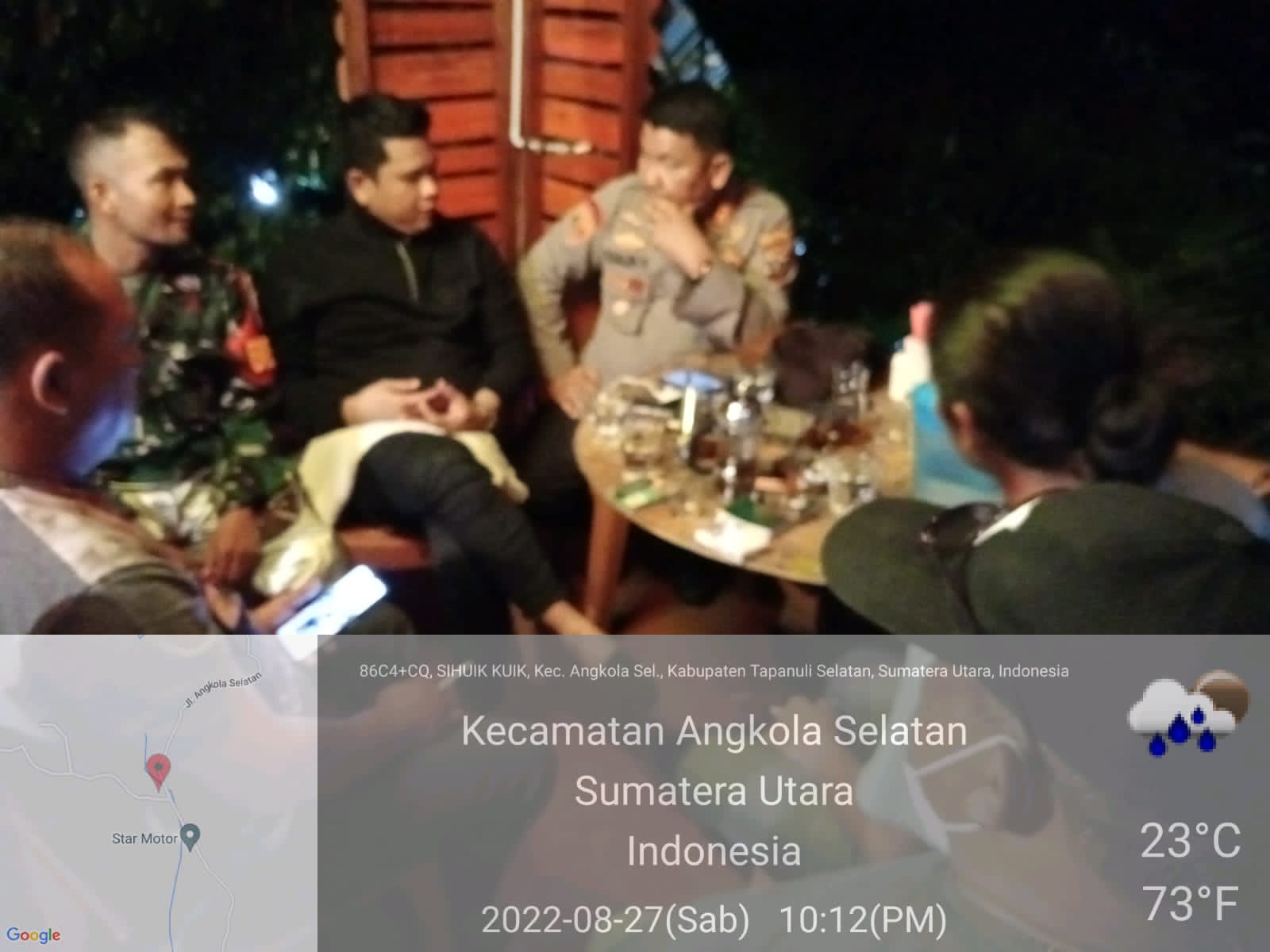 Sempat Viral Terkait Pemortalan Jalan, Polsek Batang Angkola Gercep Selesaikan Masalah