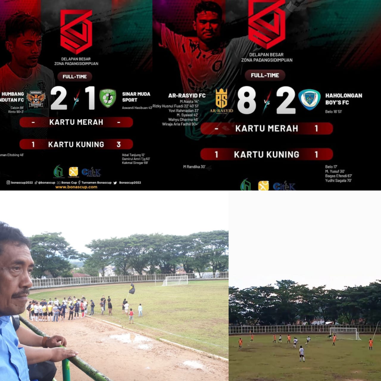 Humbang Hasundutan FC dan Arrasyid FC Melaju Ke Semifinal Bonas Cup 2022 Zona 4 Padangsidimpuan