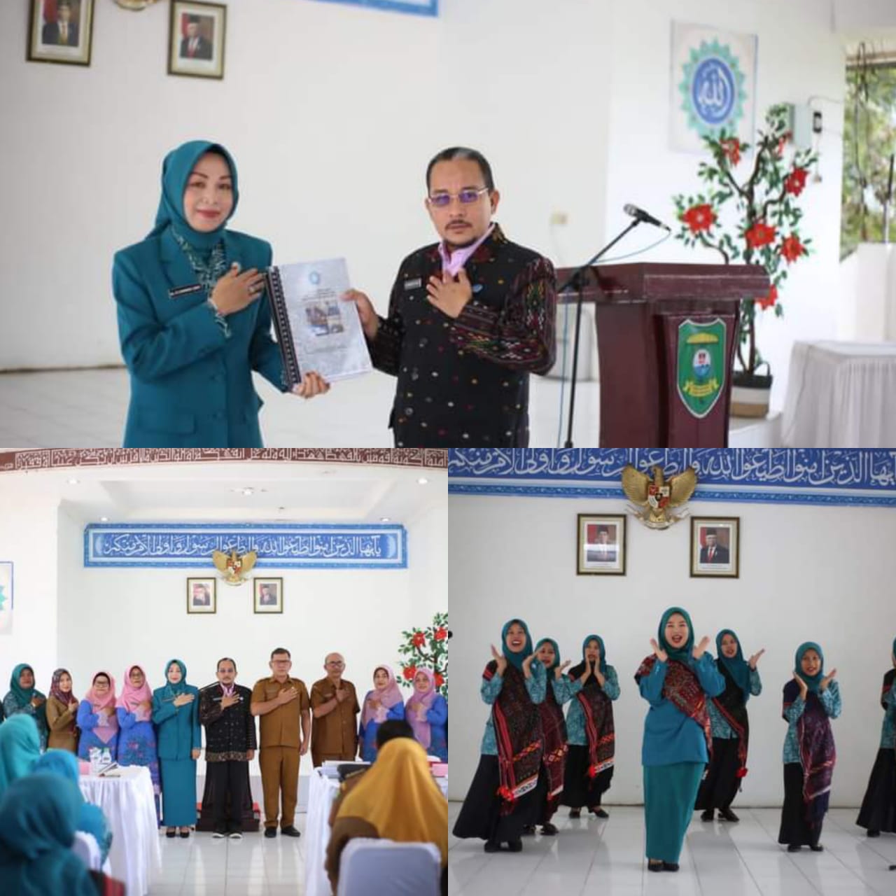 Didampingi Ketua TP PKK Madina,TP PKK Sumut Monitoring Pelaksanaan 10 Program Pokok PKK di Madina
