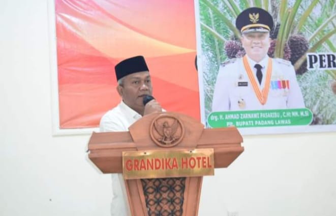 Plt Bupati Palas Buka Sosialisasi Peremajaan Kelapa Sawit Pekebun Tahun 2022