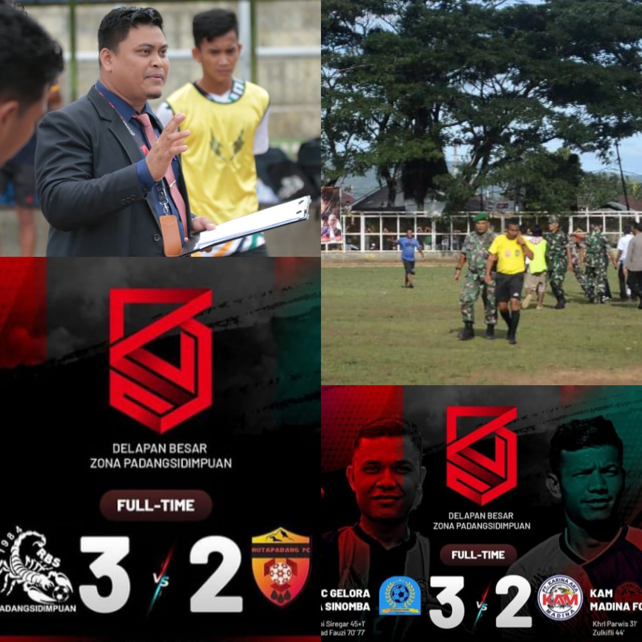 Menuju Semifinal Bonas Cup 2022 Zona 4 Padangsidimpuan Mulai Panas, Wasit Sempat Di Bogem Pemain