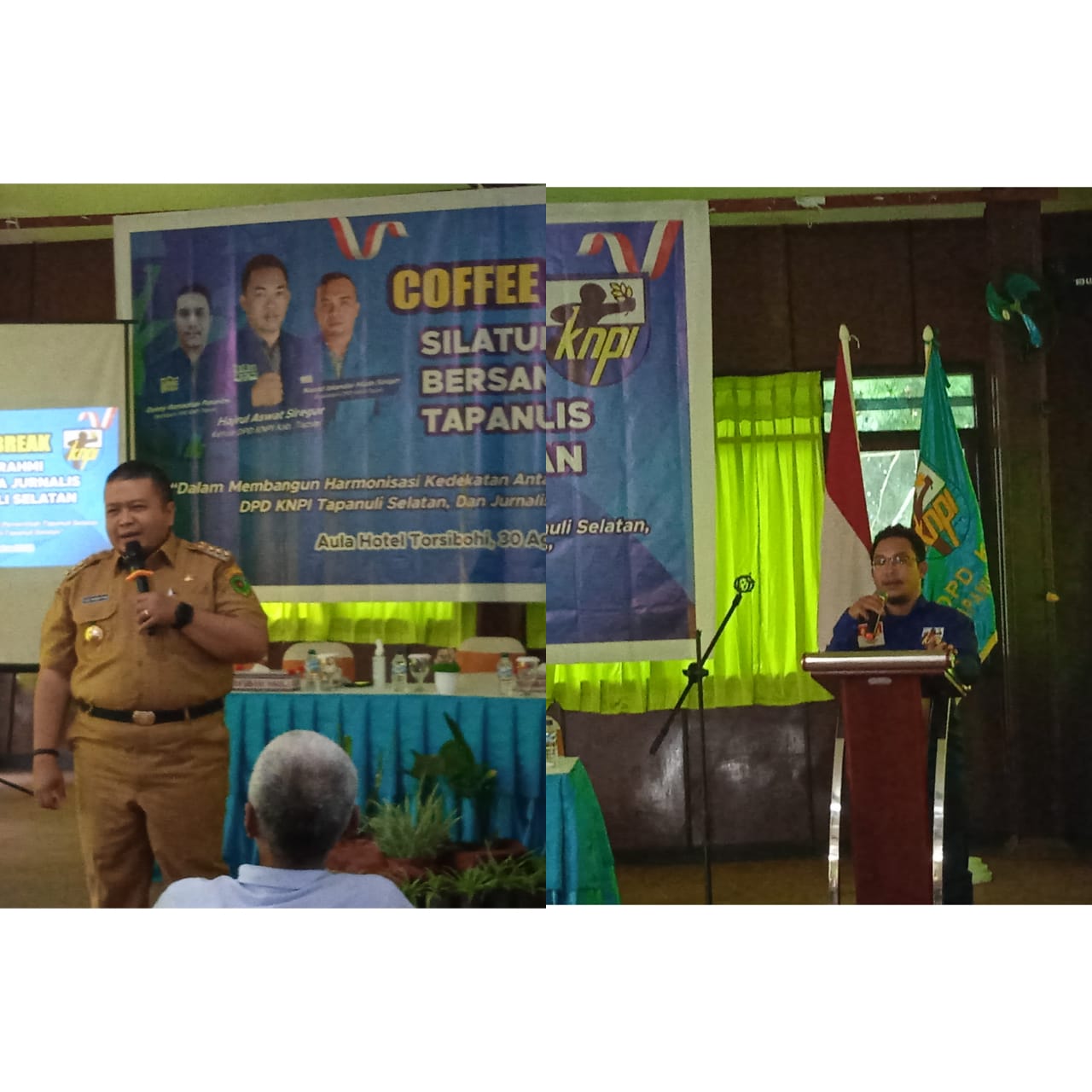 Di Hadiri Bupati Tapsel, DPD KNPI Tapsel Silaturrahmi Bersama Ratusan Jurnalis