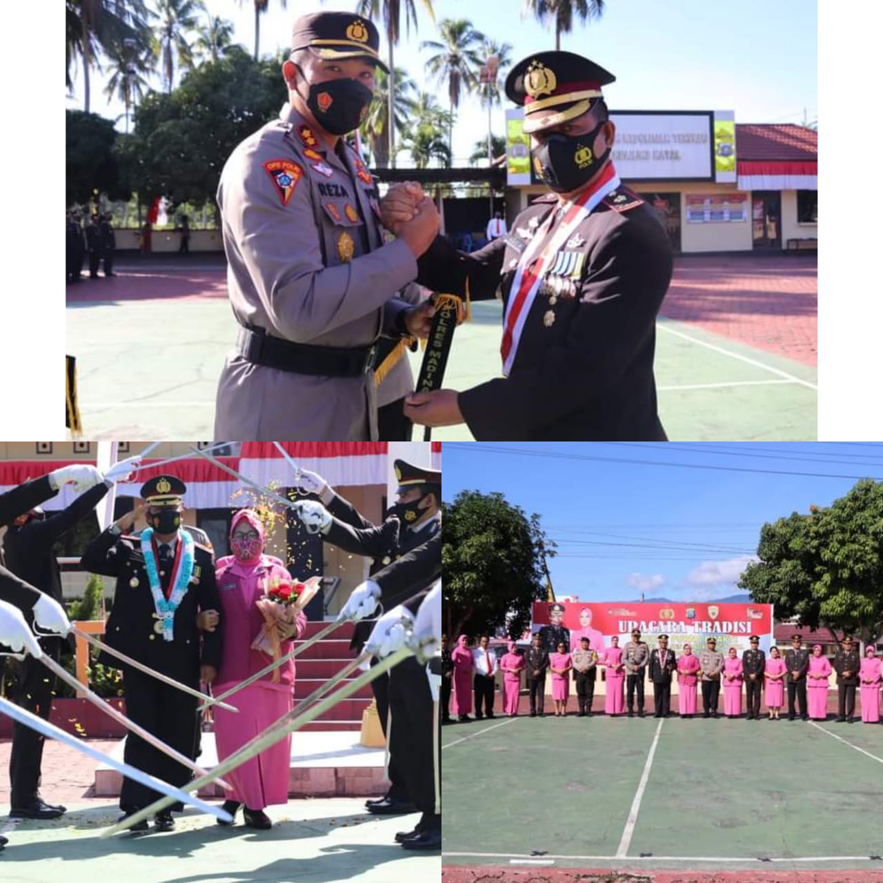 UPACARA PELEPASAN PURNA BHAKTI WAKA POLRES MANDAILING NATAL DI BANJIRI DENGAN AIR MATA