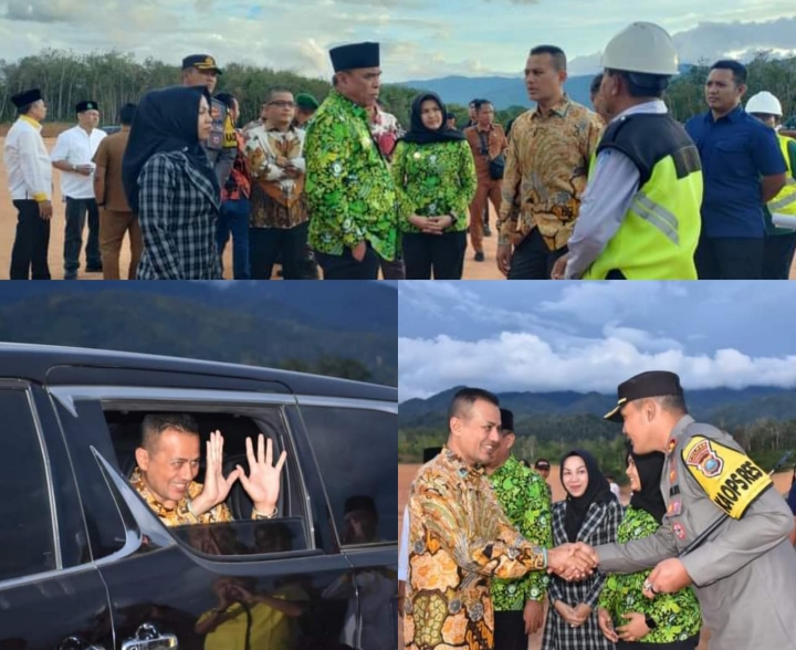 Ditargetkan Selesai 2024, Wagub Sumut Tinjau Pembangunan Bandara Bukit Malintang