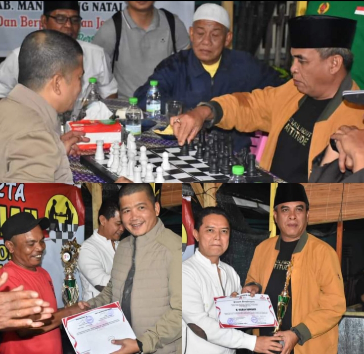 Bernostalgia, Bupati dan Ketua DPRD Madina Hadiri Lomba Catur Meriah