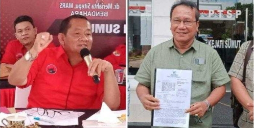 Terjerat Korupsi Dana Penanganan Covid 19, Sekda Samosir Laporkan Rapidin Simbolon Diduga Terlibat
