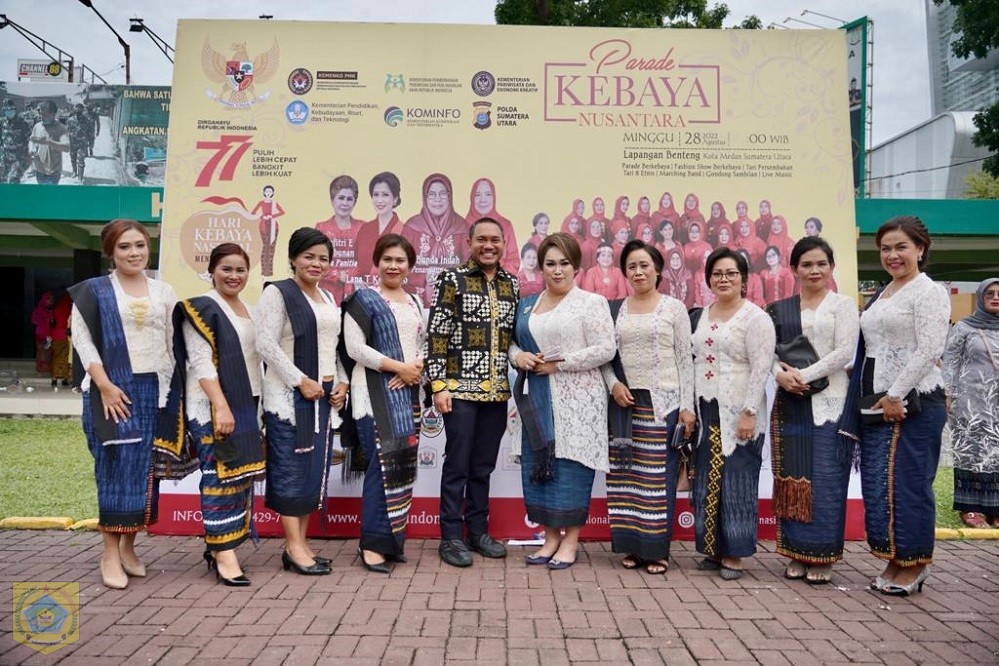 Bupati Pakpak Bharat Hadiri Gebyar Kebaya Nasional 2022 Sumatera Utara