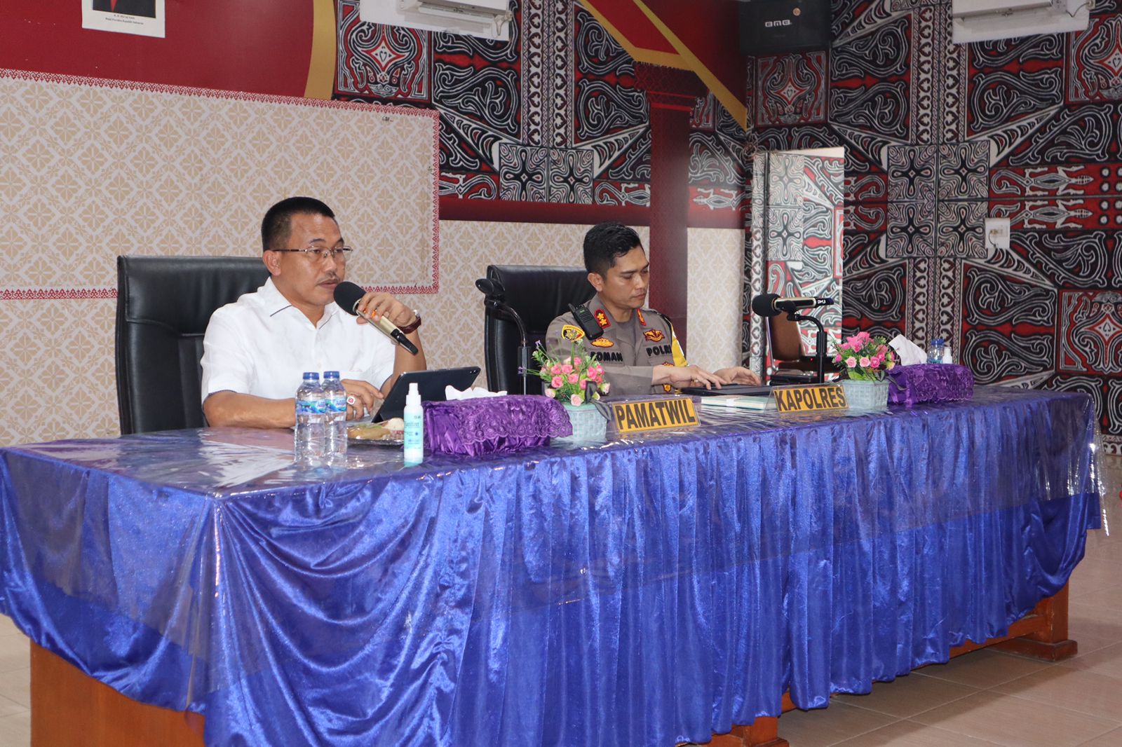 Polres Asahan Laksanakan Rapat Kordinasi Kesiapan & Teknis Pelaksanaan Pengamanan Pilkades di Asahan