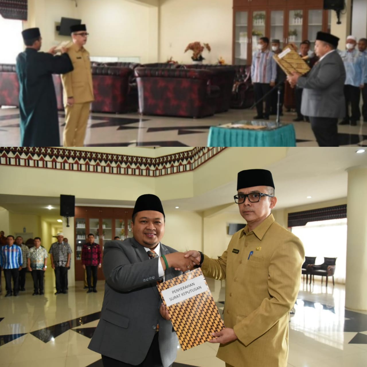 Bupati Dolly Lantik M Prananda Penjabat Sekda Tapsel