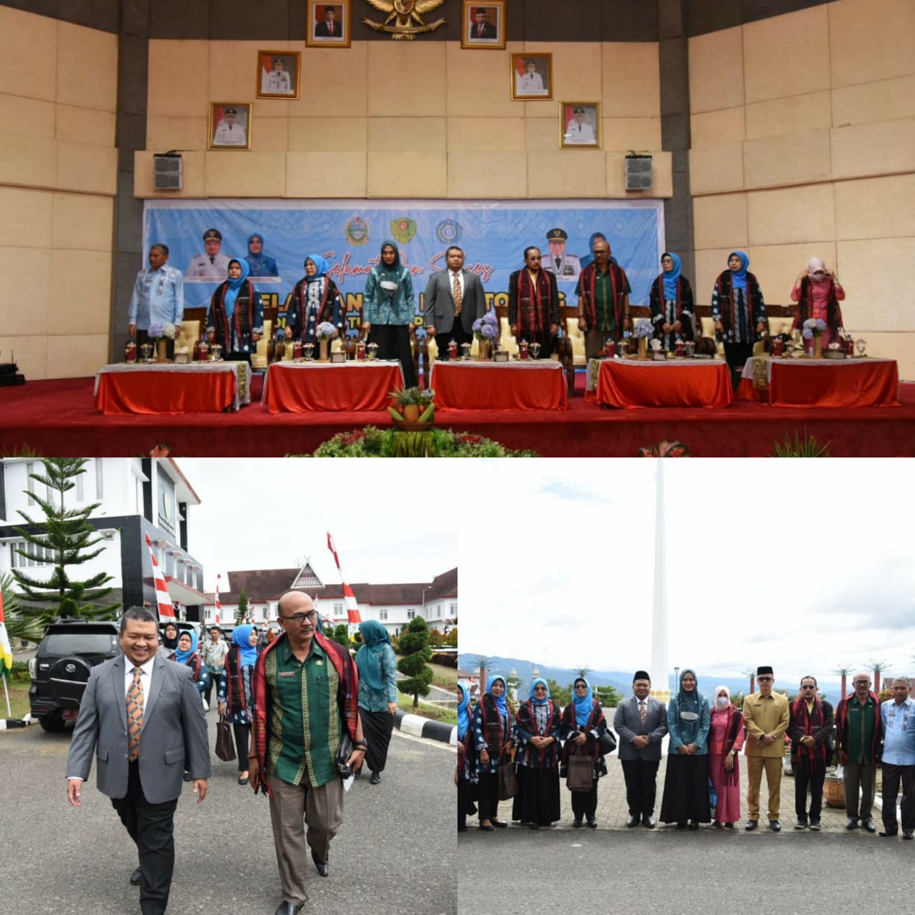 Di Sambut Bupati Tapsel Tim Supervisi Provinsi Sumut Monitoring 5 Desa Binaan di Tapsel