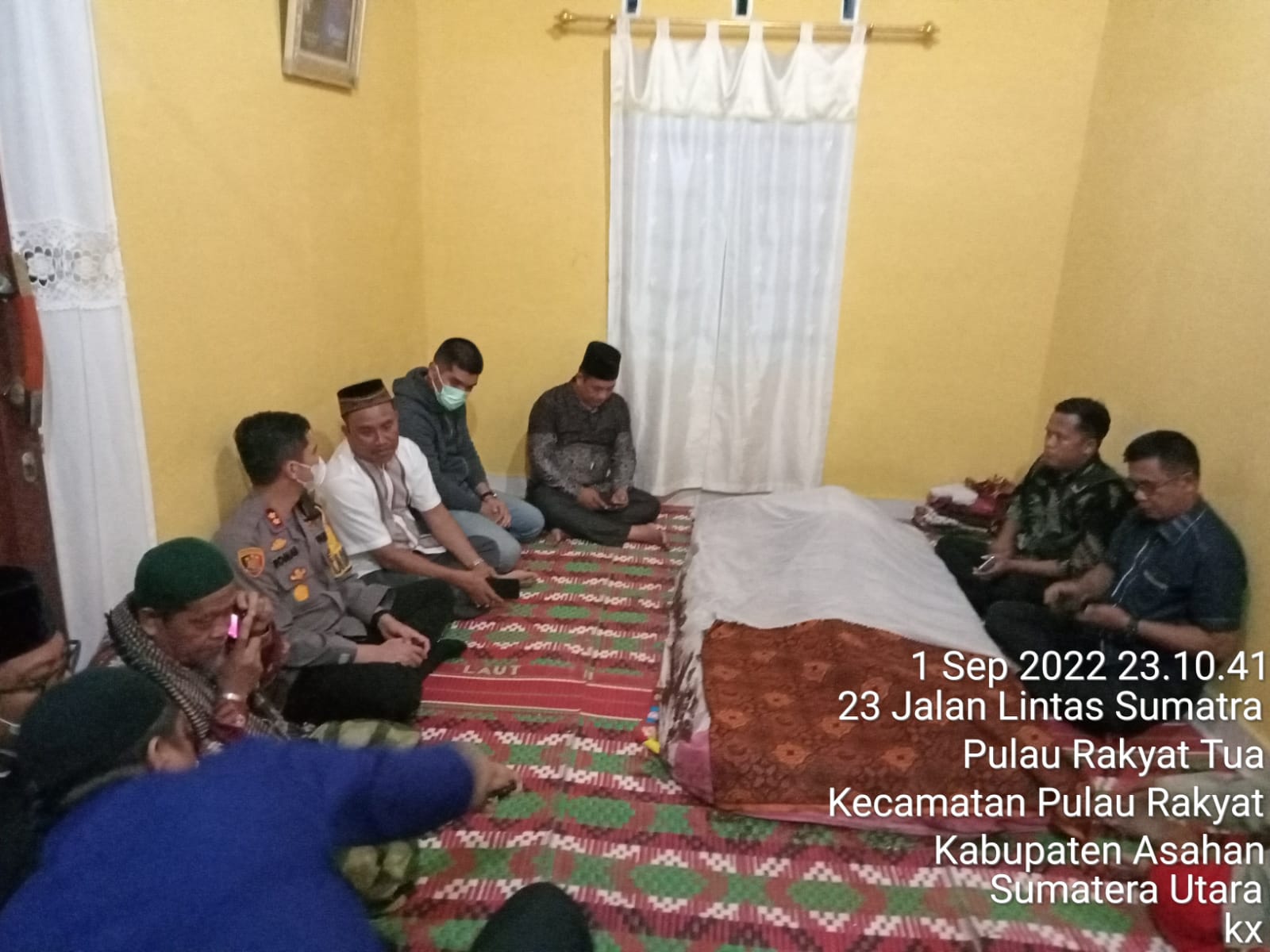 Kapolres Asahan Melayat ke Rumah Duka Almarhumah Ibu dari Ketua HMI