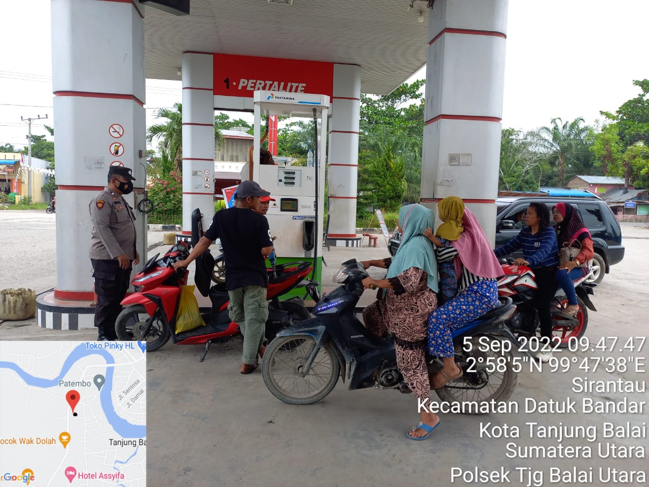 Kini Giliran SPBU Tuah Anugrah Abadi Dilakukan Pengamanan dan Pengaturan Lalin Oleh Personil Polres Tanjungbalai
