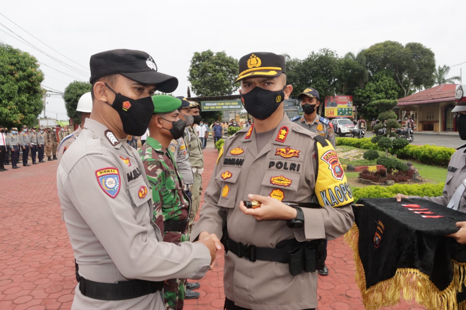 Pimpin Apel Gelar Pasukan   Kapolres Asahan : 