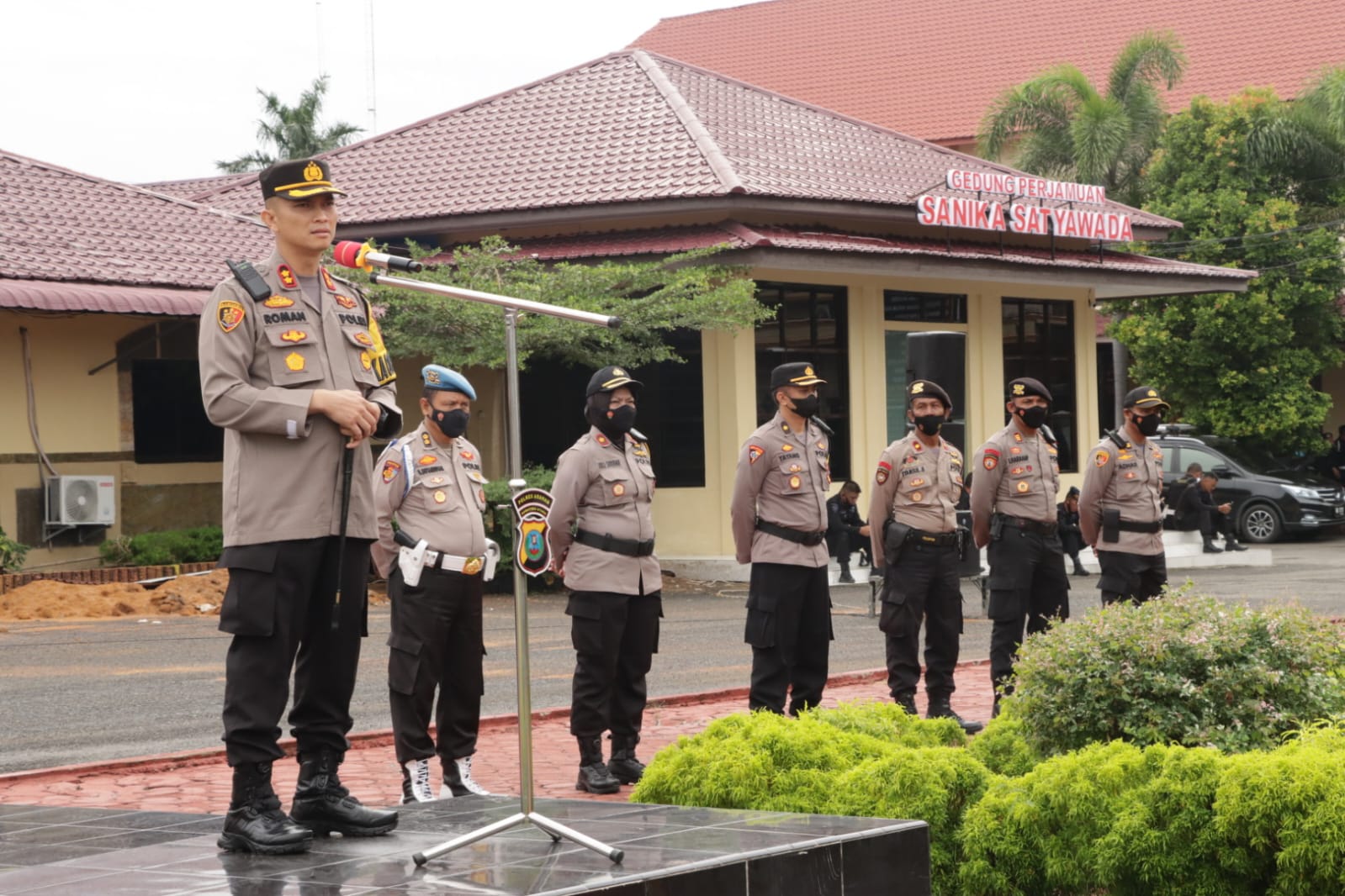 Pengamanan Unras, Kapolres Asahan : Personel Diminta Tidak Arogan dan Latih Kesabaran