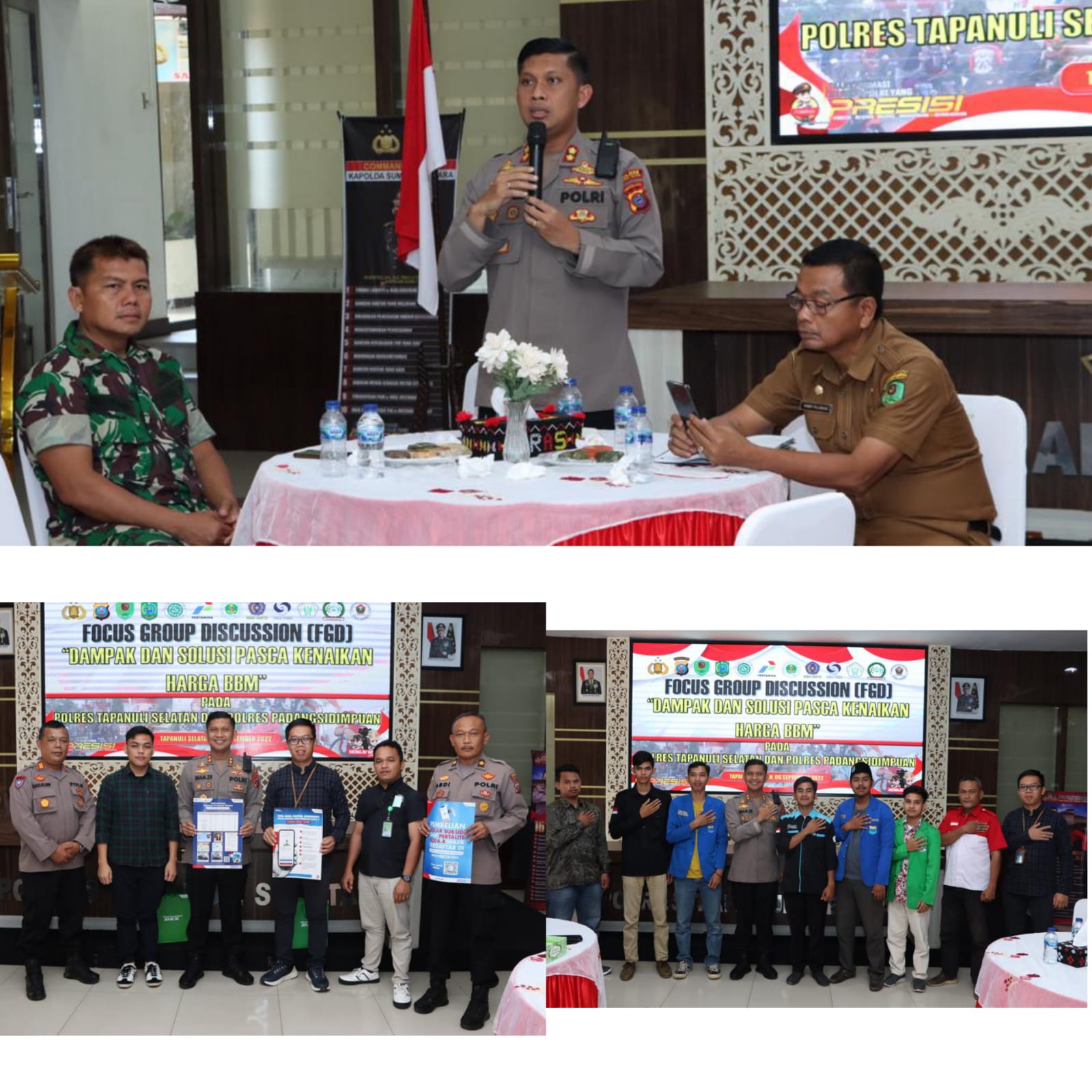 Kapolres Tapsel Harap Kantor Pos Minta Koordinasi dengan Polri Terkait Penyaluran BLT