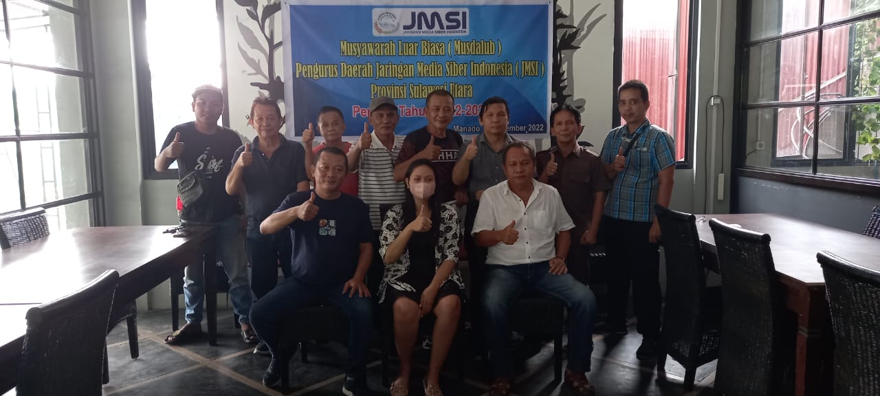 Sulut Terbentuk Pengurus Baru, Sejumlah Pekerja Pers Senior Gawangi  Wadah Pers Online Resmi di Dewan Pers Ini