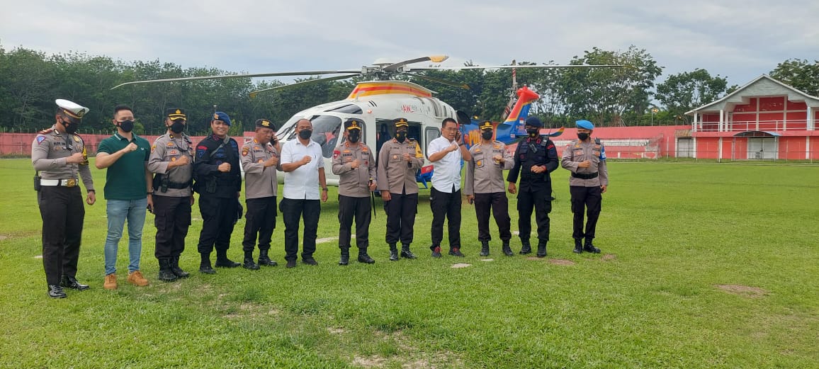 Kapolda Sumut Pengecekan ke TPS di Dusun VIIA Desa Simpang Empat Kabupaten Asahan