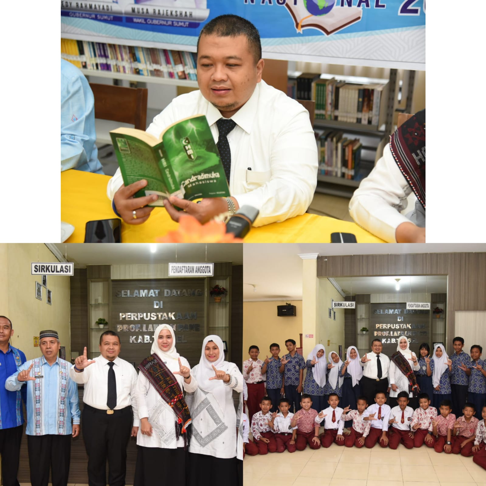 Bupati Ajak Masyarakat Tapsel Agar Gemar Baca Buku yang Berbobot