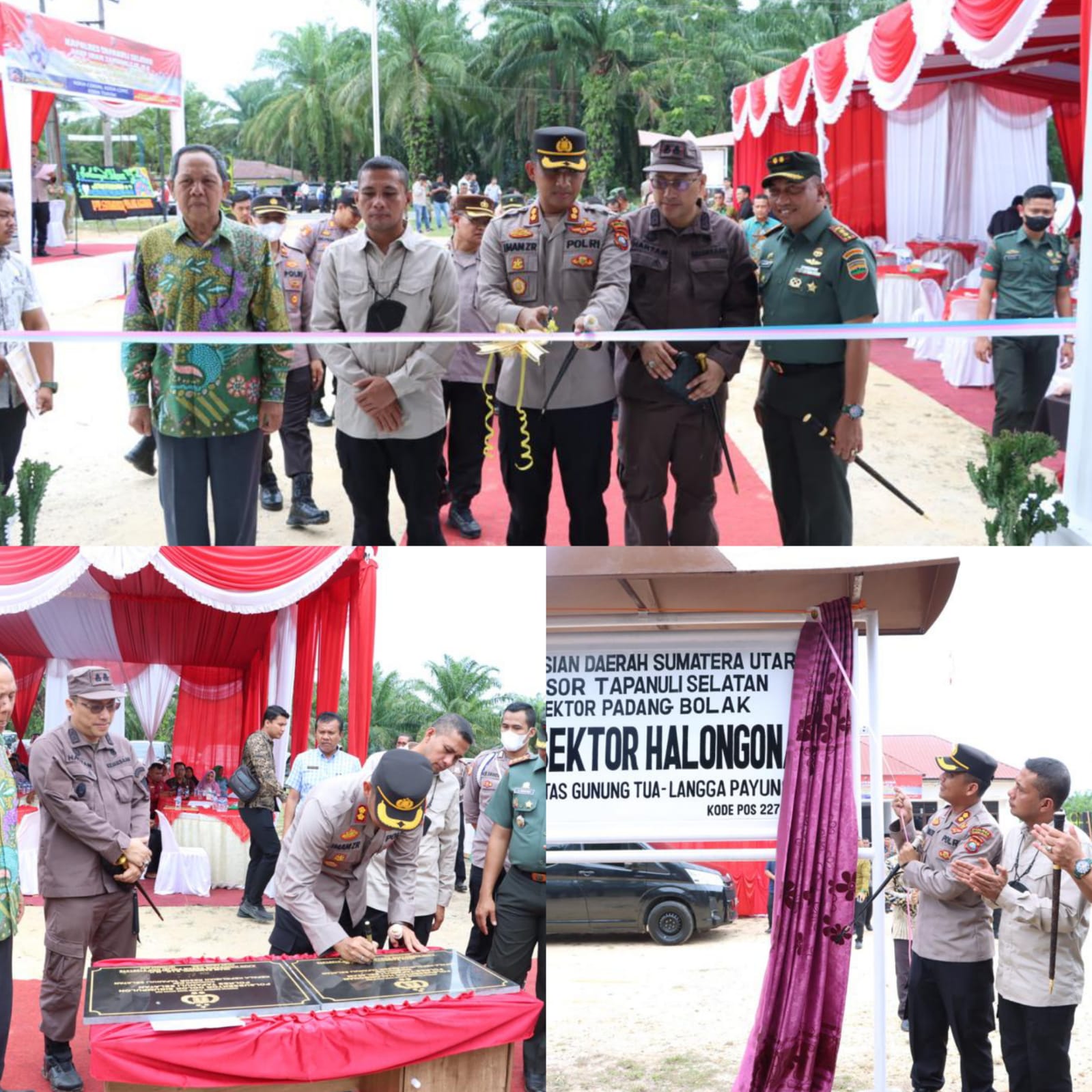 Alhamdulillah! Polsubsektor Haholongan dan Dolok Sigompulon  Polsek Padang Bolak Diresmikan