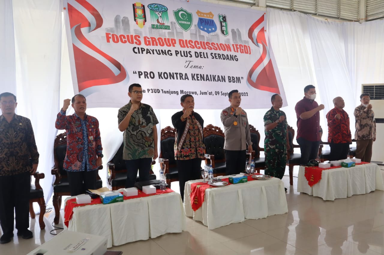 Polresta Deli Serdang dan Pemkab Deli Serdang Adakan FGD Bersama Organisasi Kemahasiswaan Cipayung Plus