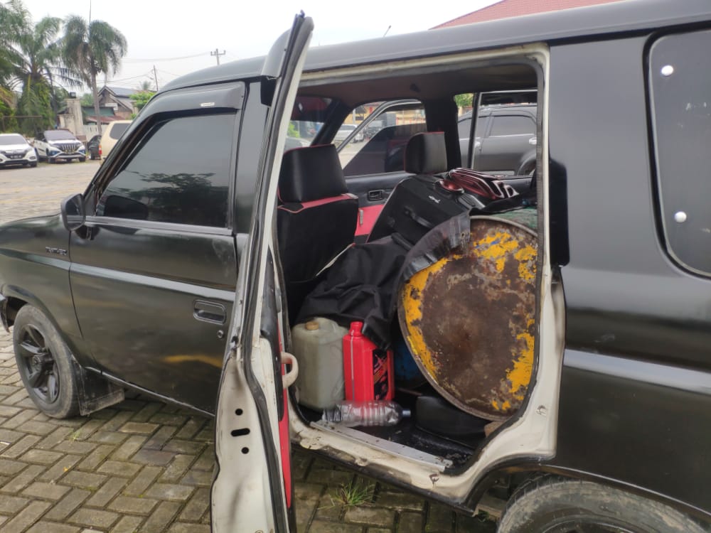 Polresta Deli Serdang amankan Penimbun 355 Liter Solar Bersubsidi