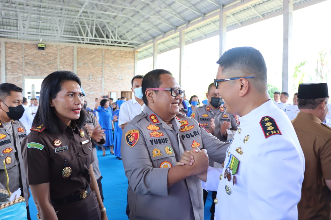 Membangun Sinergitas TNI Polri, Kapolres Tanjungbalai Kunjungi Markas Komando TNI Angkatan Laut Tanjung Balai - Asahan
