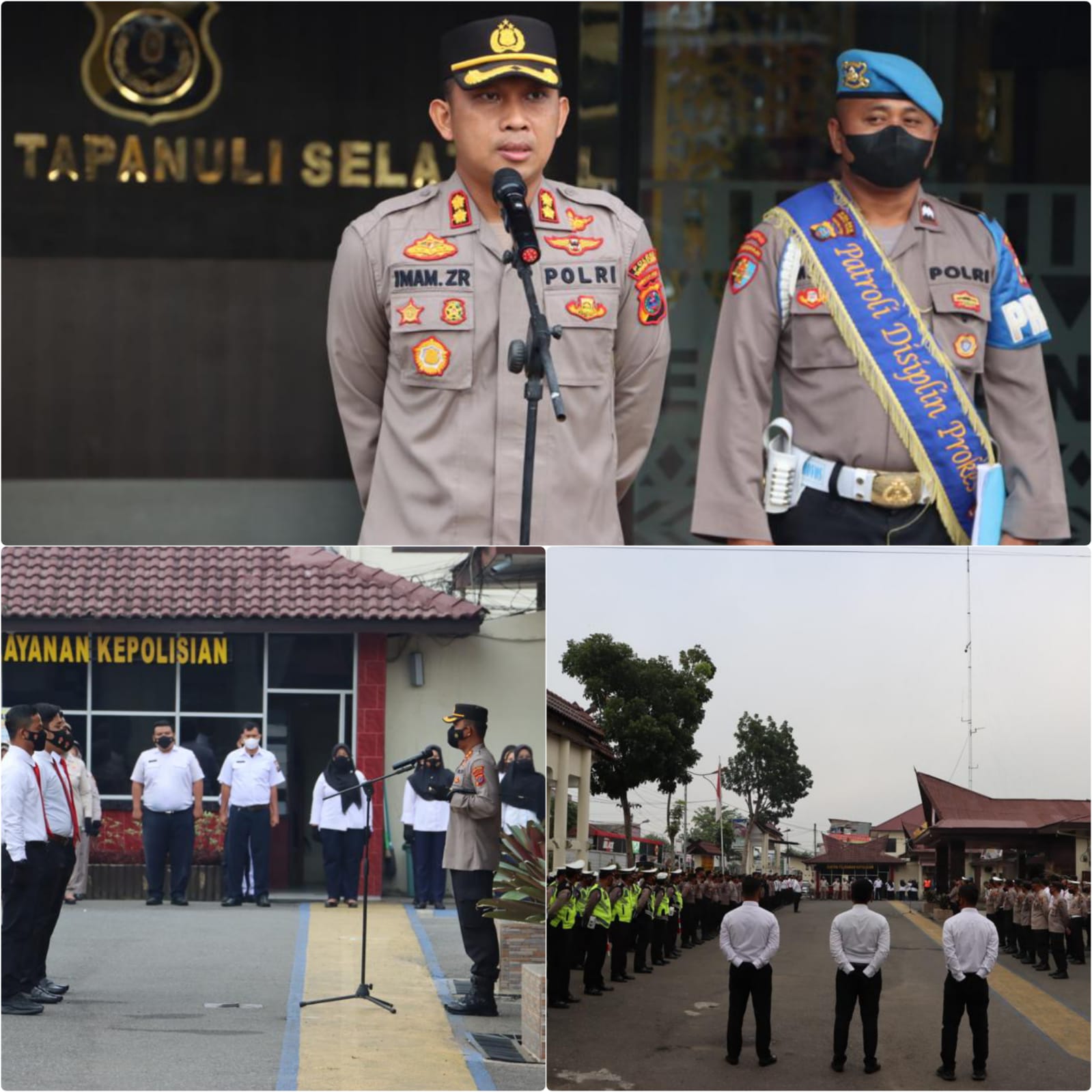 Kapolres Tapsel Minta Kasi Propam Menindaklanjuti Personil Mangkir