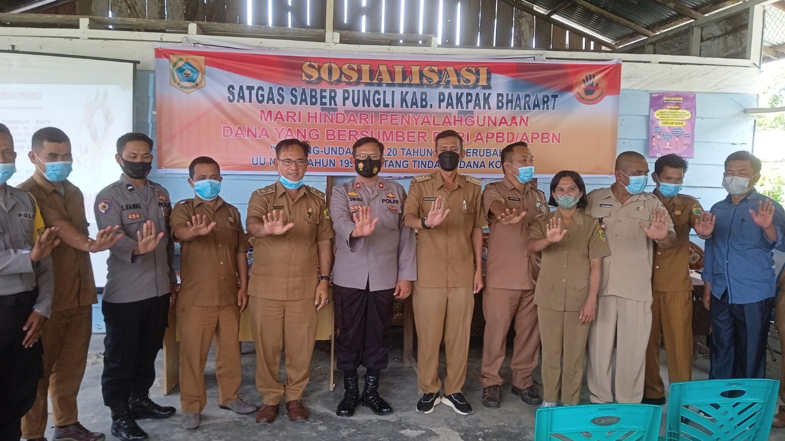 Waka Polres Pakpak Bharat Sosialisasi Saber Pungli