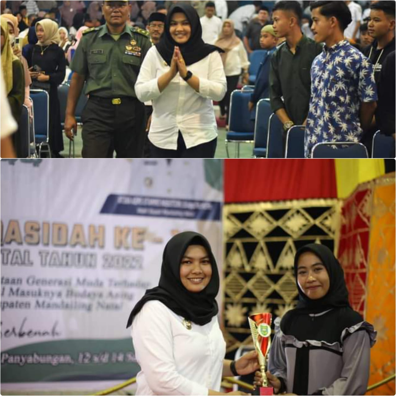 Wabup Madina Hadiri Penutupan Festival Nasyid dan Qasidah ke-19, Ini Pesannya..
