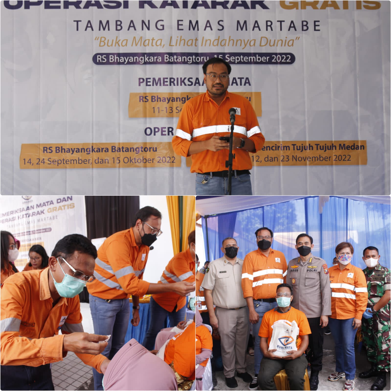 Agincourt Resources Martabe Resmi Buka Rangkaian Operasi Katarak Gratis 