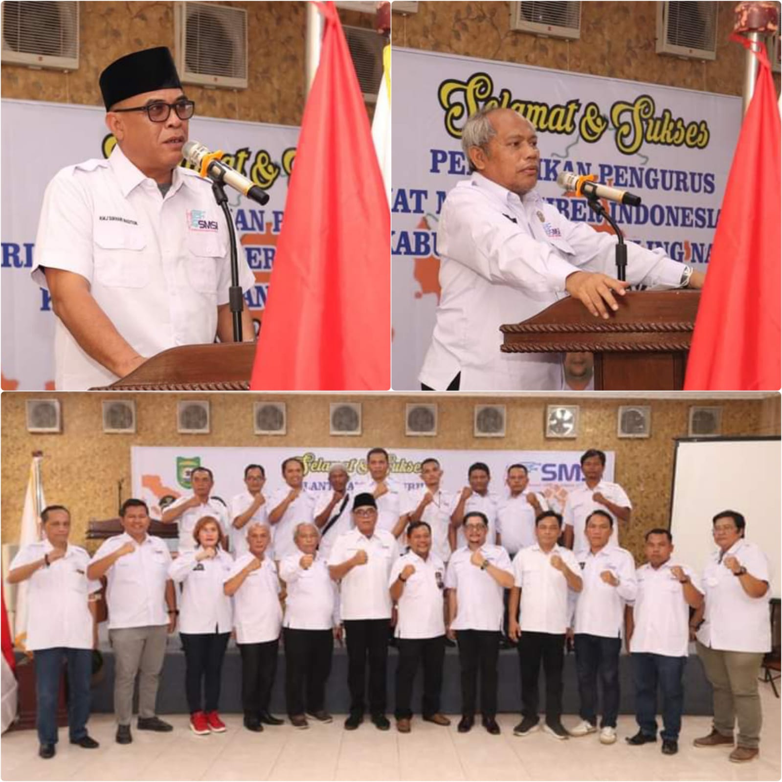Bupati Hadiri Pelantikan Pengurus SMSI Madina Periode 2021-2026