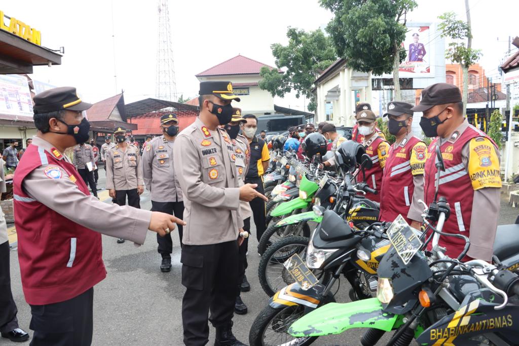 Kapolres Tapsel Cek Kesiapan dan Kelengkapan Inventaris Bhabinkamtibmas