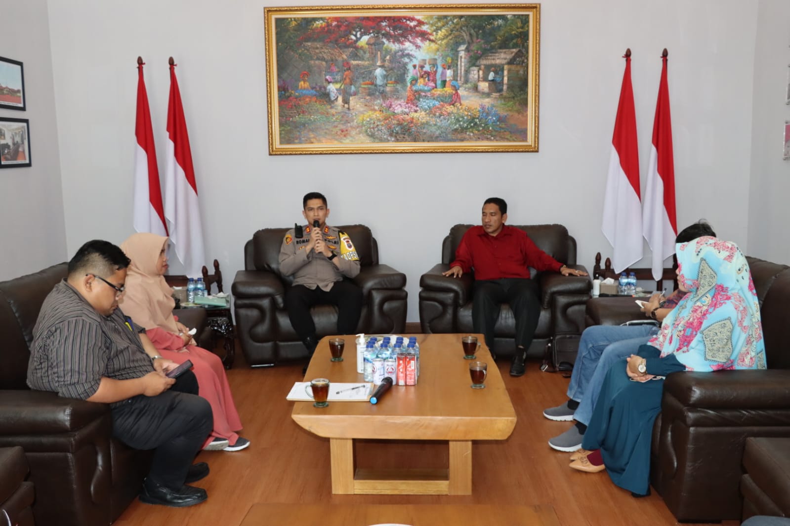 Kapolres Asahan Terima  Silaturahmi dari Dosen Fakultas Hukum Universitas Asahan