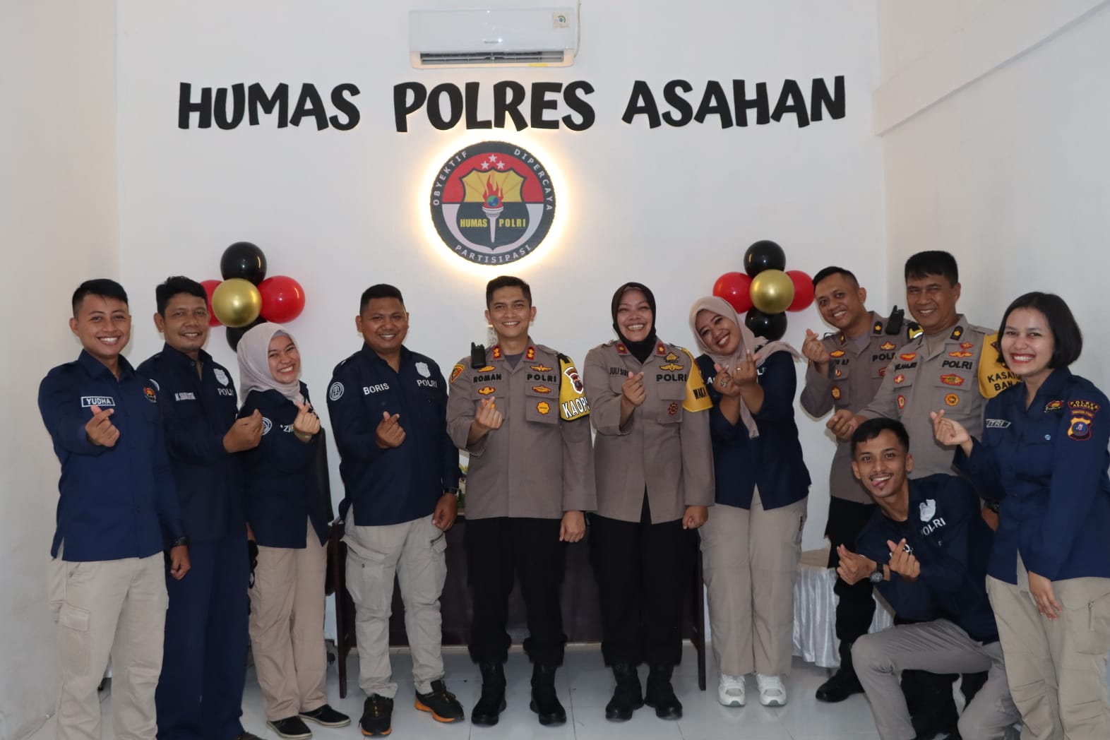 Resmikan Gedung Baru Humas, Kapolres Asahan : 