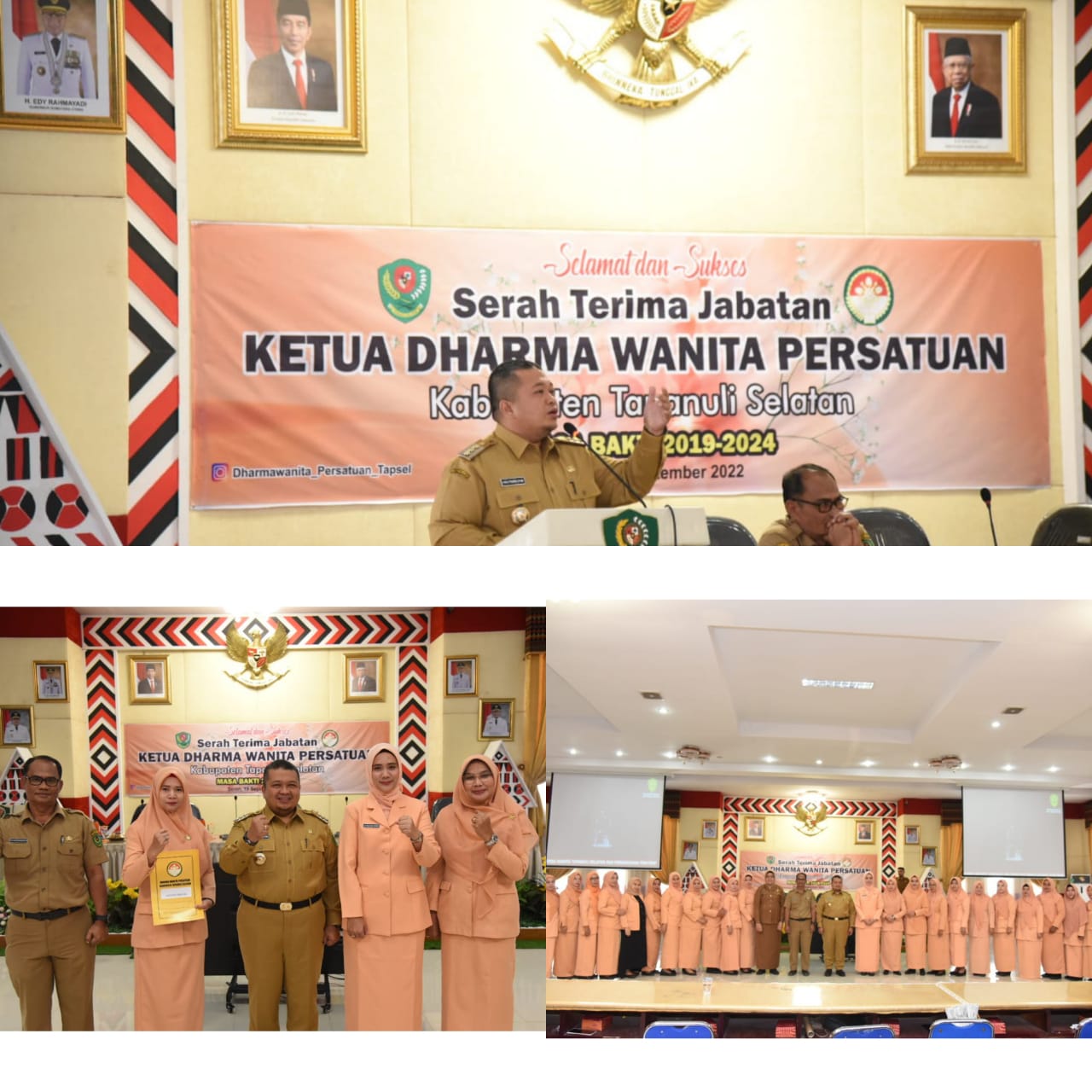 Bupati : DWP Harus Dapat Berikan Sumbangsih Pikiran dan Pengetahuan Demi Kemajuan Masyarakat Tapsel