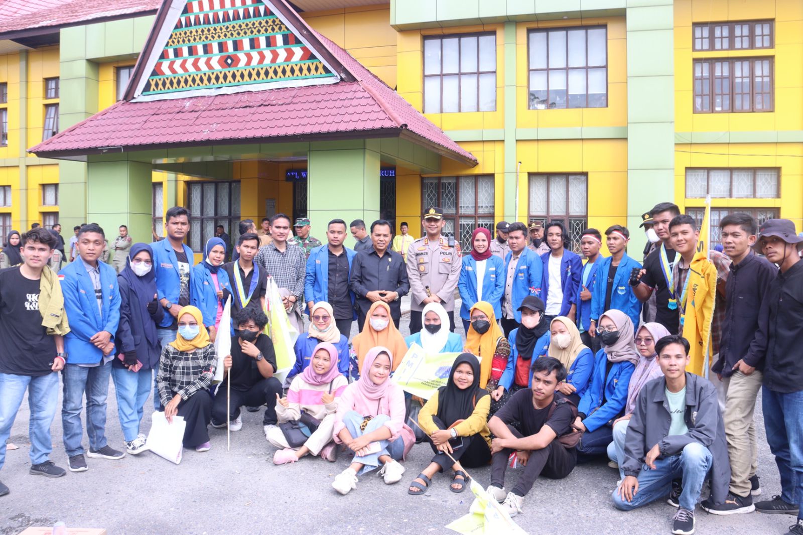 Kapolres Tapsel Ucapkan Terimakasih ke Mahasiswa Usai Aksi Damai di Paluta