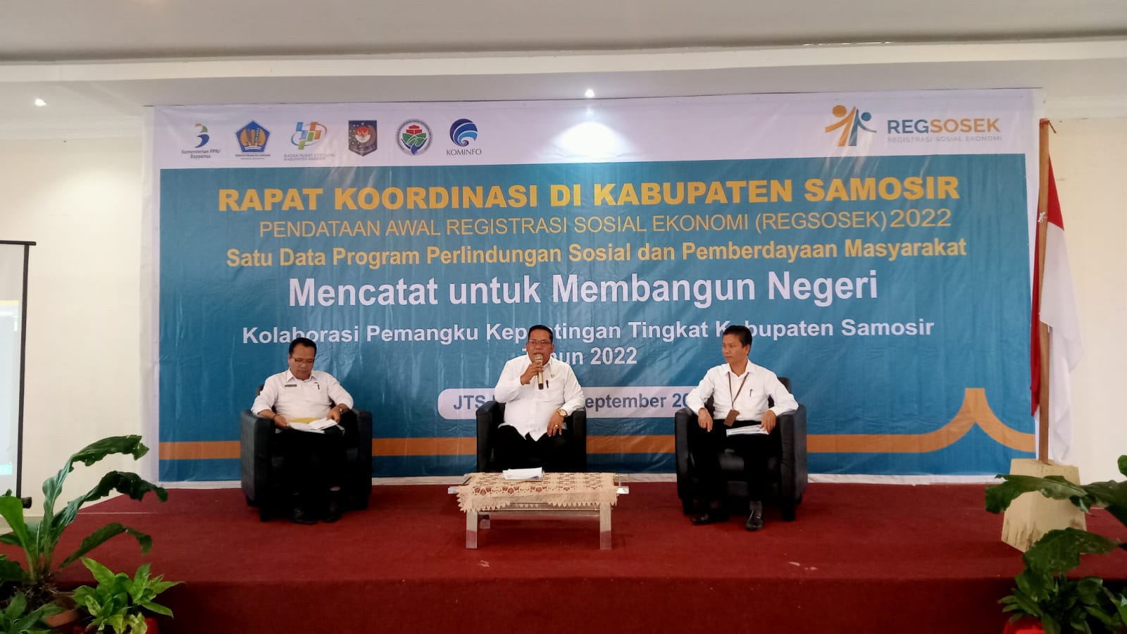 BUPATI SAMOSIR DUKUNG REGSOSEK 2022
