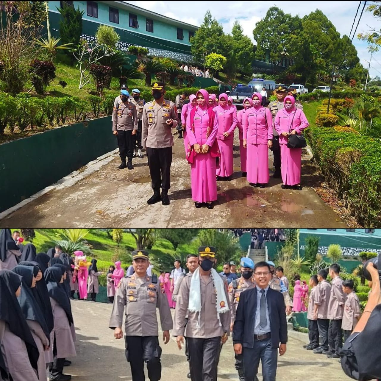 Kapolres Tapsel Kunker dan Silahturahmi di Pondok Pesantren Darul Mursyid