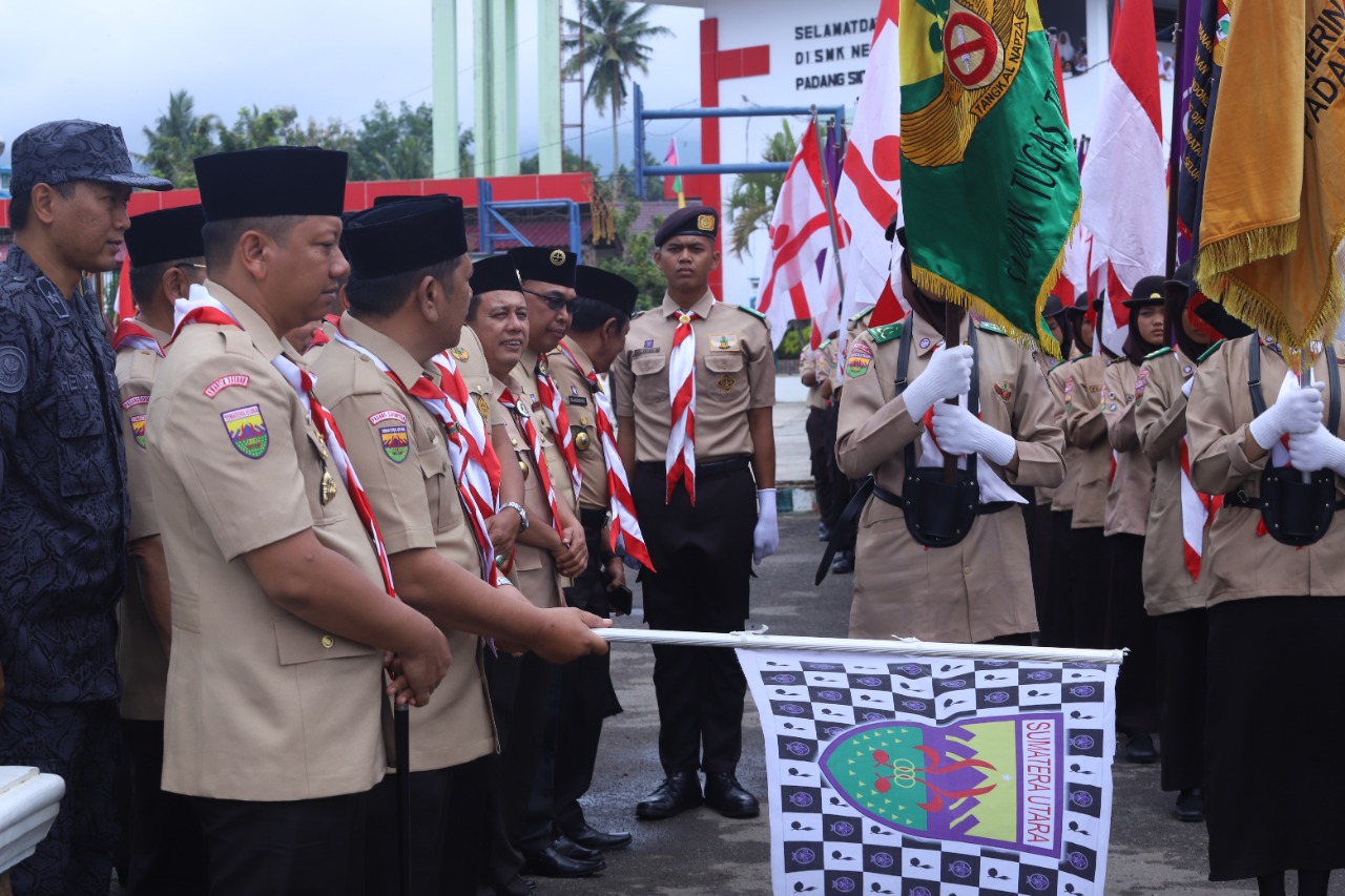 Kirab Satgas Tangkal NAPZA  Gerakan Pramuka Kwardasu 2022 Diberangkatkan