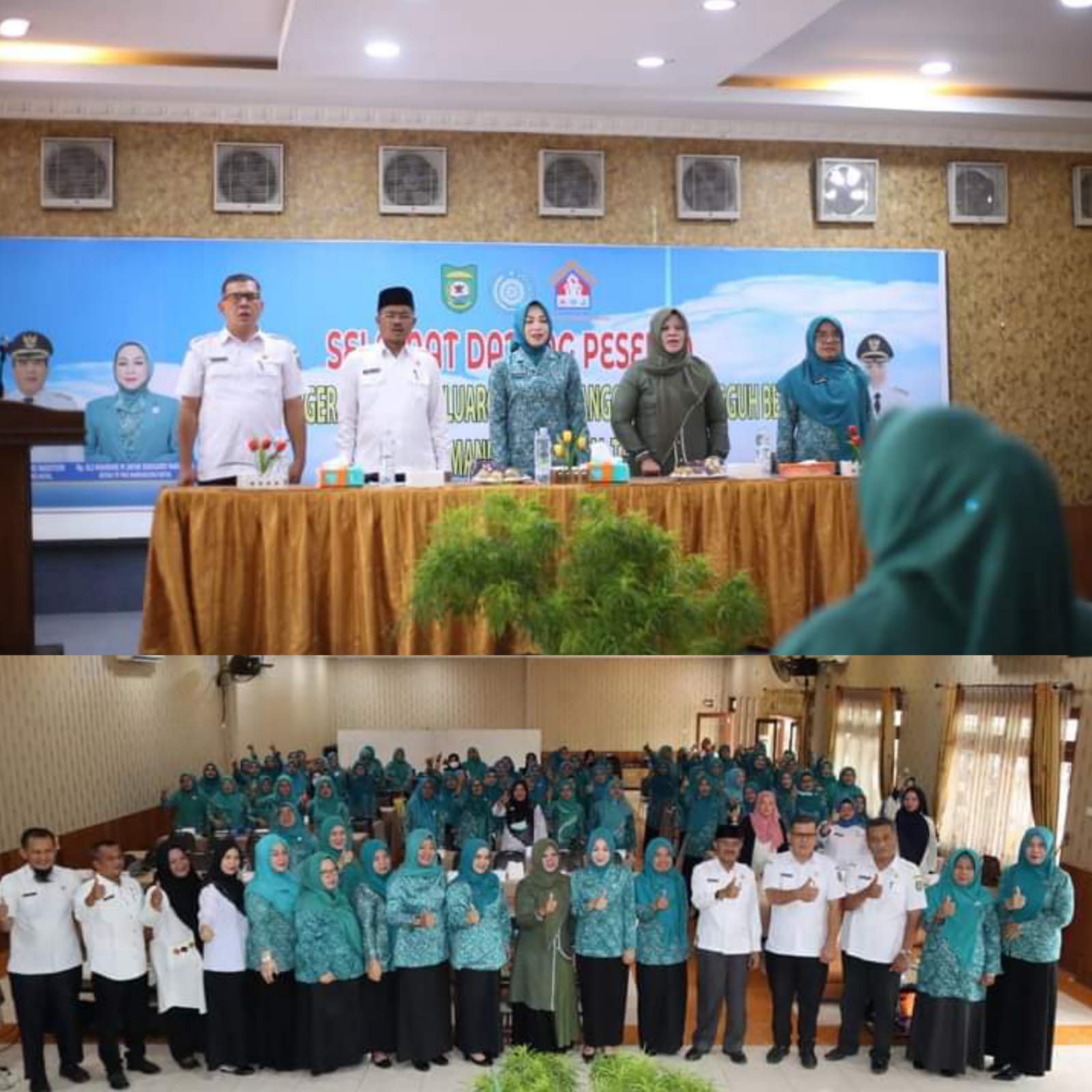 TP PKK Madina Sosialisasi Gerakan PKK Keluarga Sehat Tanggap dan Tangguh Bencana