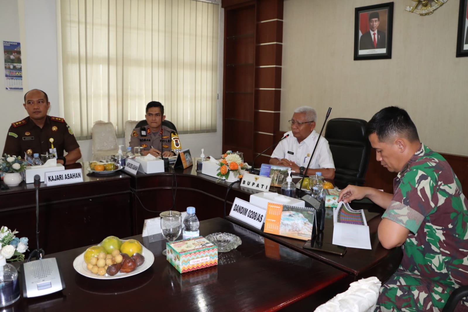 Kapolres Bersama Forkopimda Gelar Rapat Kordinasi Dalam Menjaga Keamanan dan Ketertiban di Kabupaten Asahan