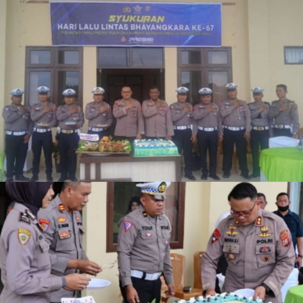 HUT Ke - 67 Polres Palas Gelar Syukuran Lalu Lintas Bhayangkara