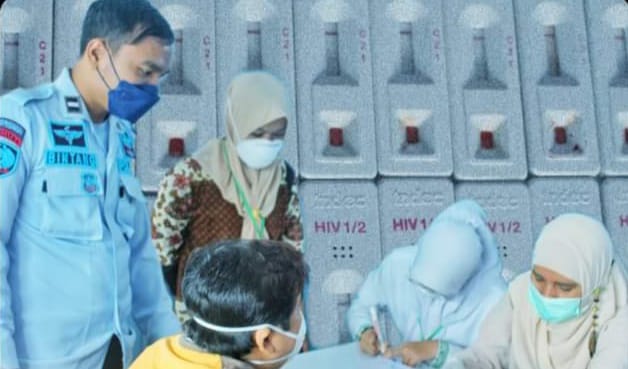 Puskesmas Pijorkoling Skrining HIV/AIDS Kepada WBP Lapas Kelas IIB Padangsidimpuan Kanwil Kemenkumham Sumut
