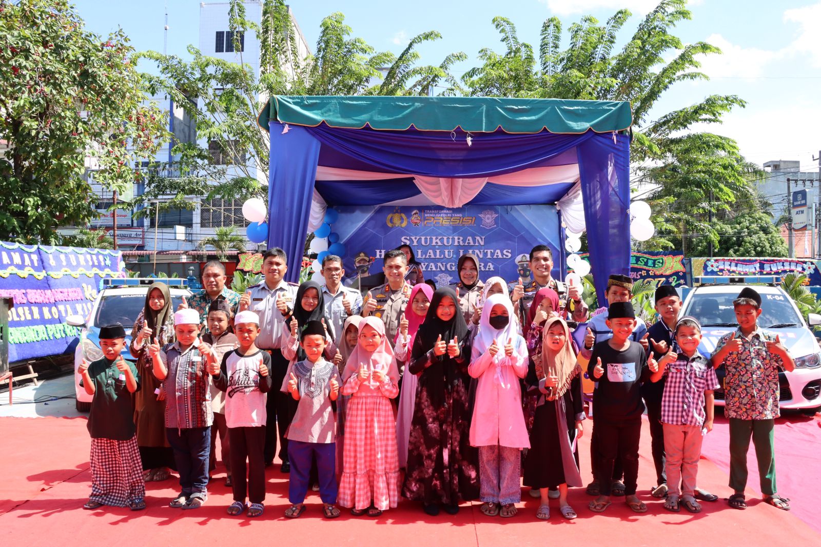 Sat Lantas Polres Asahan Gelar Syukuran Hari Lalu Lintas Bhayangkara Ke-67 Tahun 2022