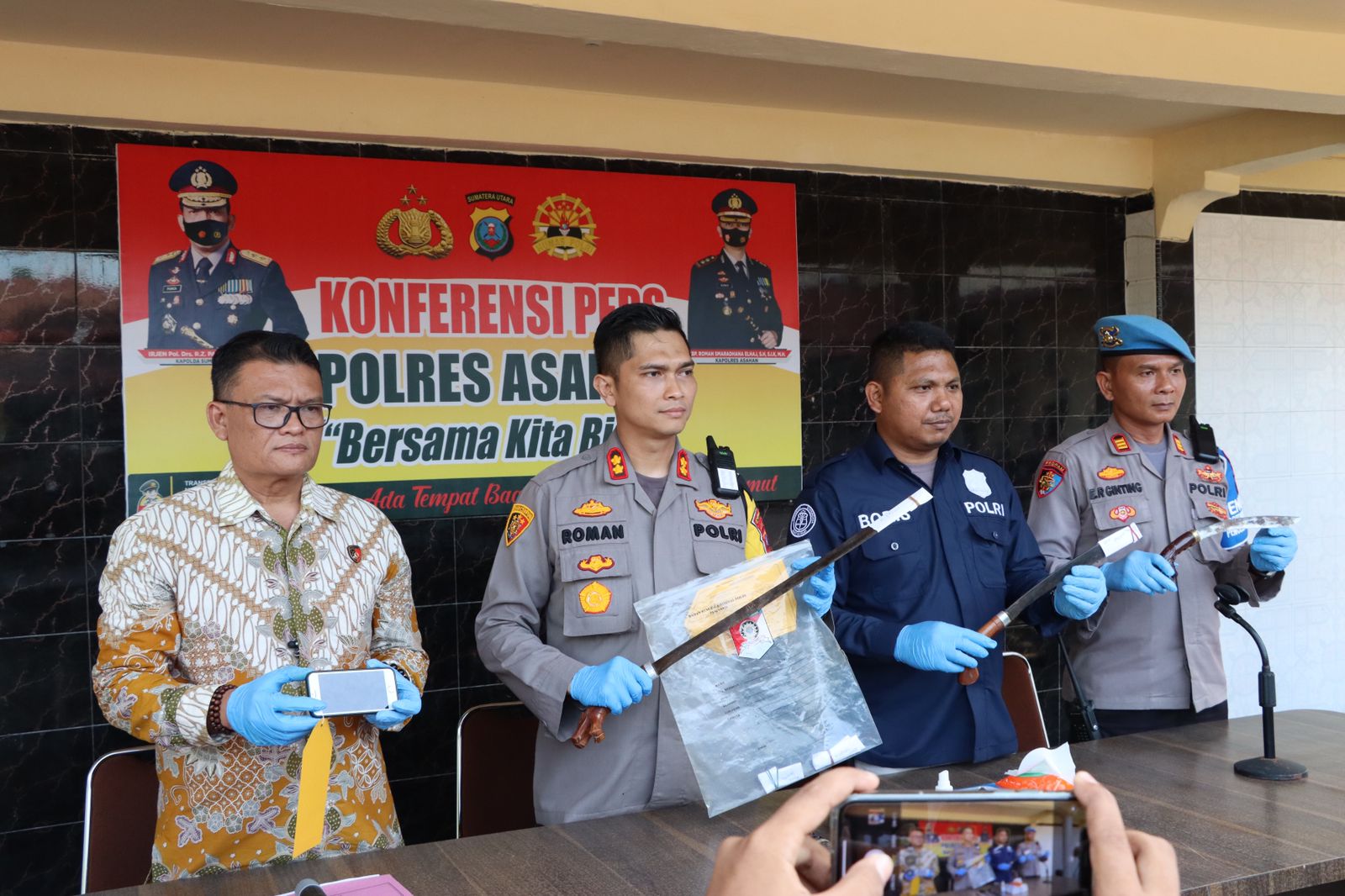 Kapolres Asahan : Motif Tujuh Remaja Buat Konten Ancaman, Adalah Untuk Ngeprank Temannya