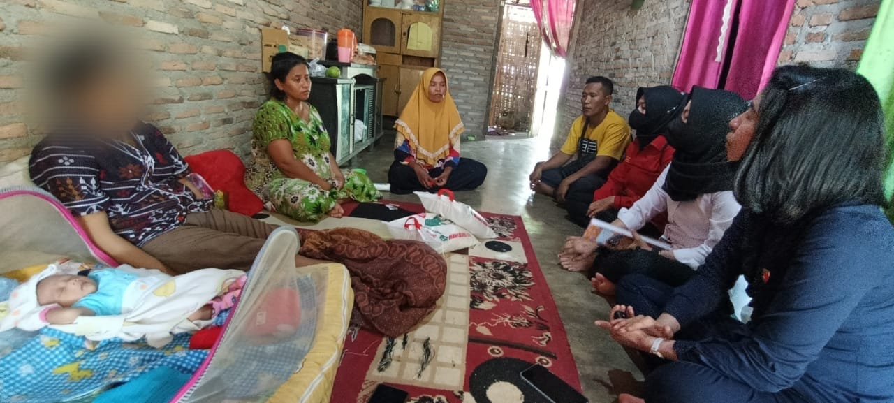 Unit PPA Satreskrim Polres Asahan Kunjungi Rumah Korban Persetubuhan Terhadap Anak