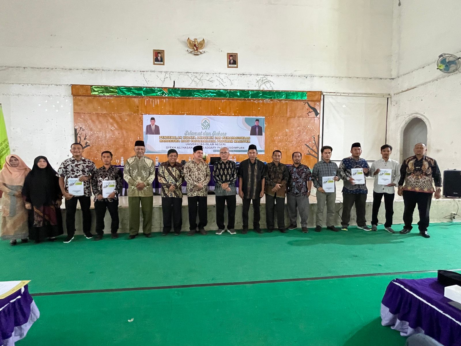 158 Mahasiswa Pascasarjana UIN Syahada Padangsidimpuan mengikuti PBAK  Rektor Berharap Mahasiswa Kenali Diri Dan Perluas Wawasan