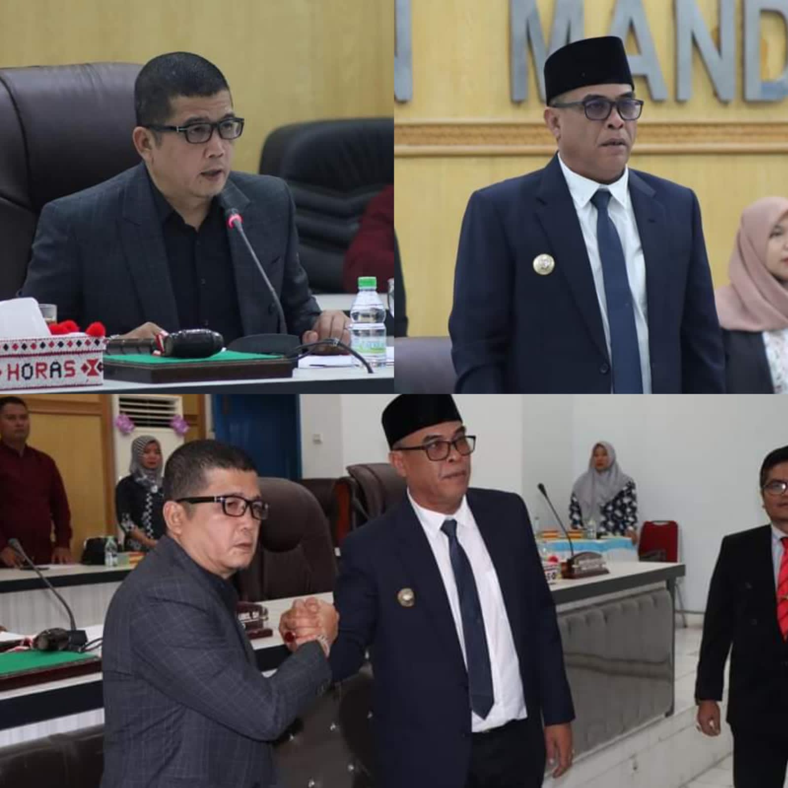 Ketua DPRD dan Bupati Madina Tandatangani Nota Kesepakatan KUPA-PPAS Perubahan Anggaran Tahun 2022