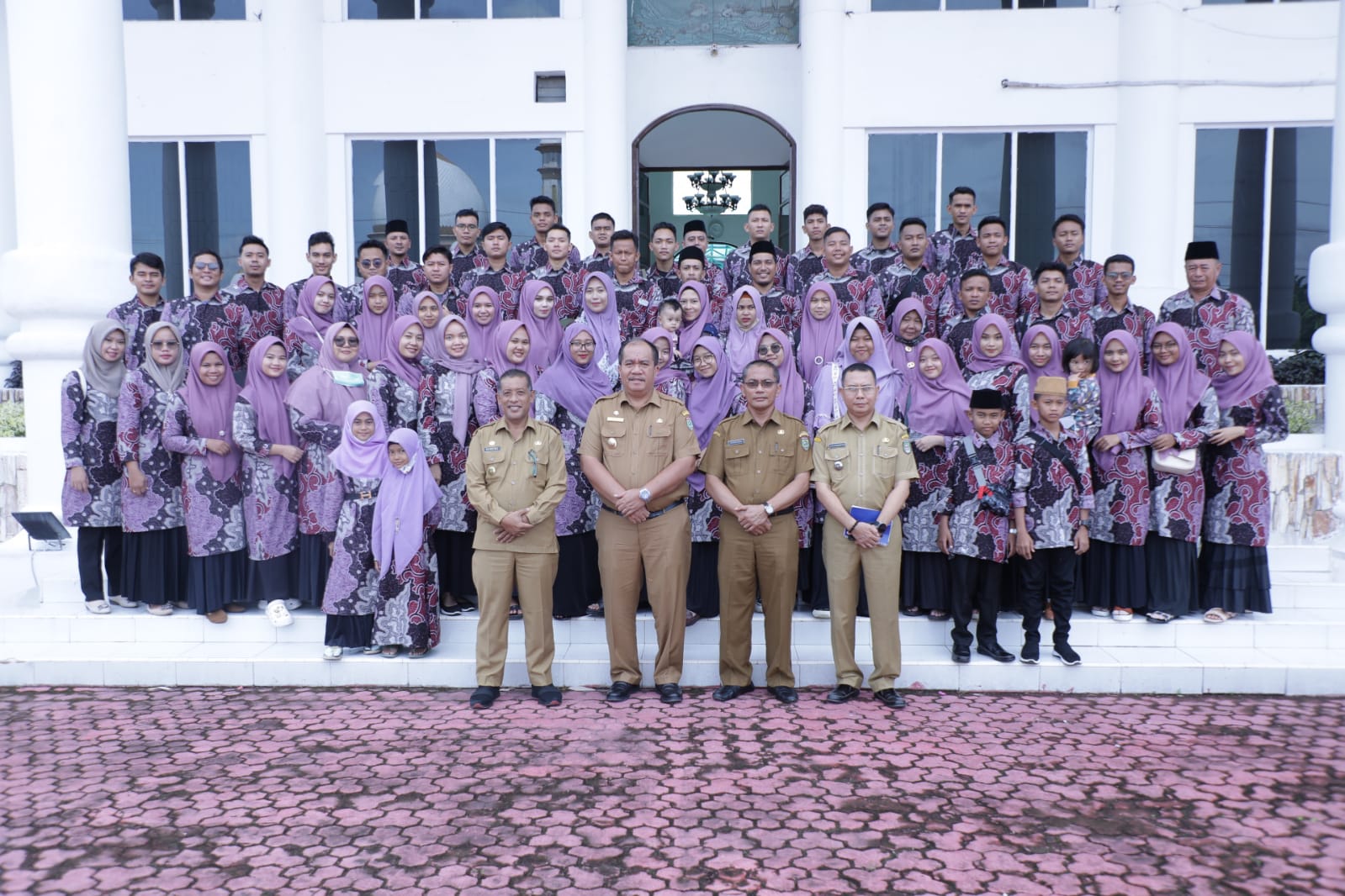 Wabup Asahan Melepes Kafilah Festival Seni Qasidah Tahun 2022